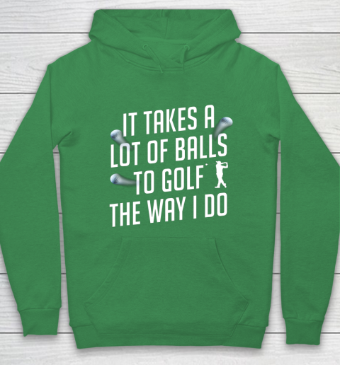 Funny Golf Shirts for Men Takes a Lot of Balls Golf Dad Hoodie 5