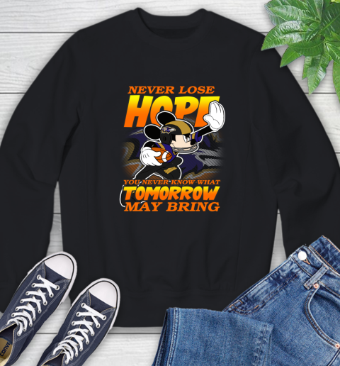 Buffalo Bills NFL Football Mickey Disney Never Lose Hope (2) Sweatshirt