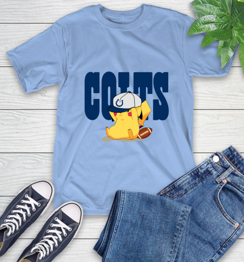 NFL Pikachu Football Sports Indianapolis Colts T-Shirt 11
