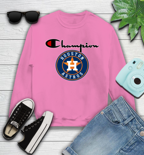 MLB Baseball Houston Astros Champion Shirt Youth Sweatshirt 3