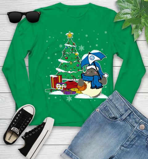 Philadelphia 76ers NBA Basketball Cute Tonari No Totoro Christmas Sports Youth Long Sleeve 7