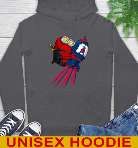 MLB Baseball Los Angeles Angels Deadpool Minion Marvel Shirt Hoodie 7