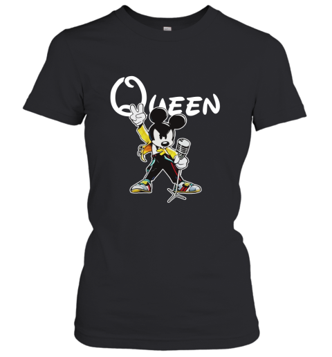 Mickey Freddie Mercury Queen Women's T-Shirt