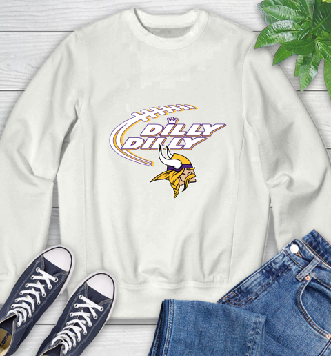 NFL Minnesota Vikings Dilly Dilly Football Sports Sweatshirt