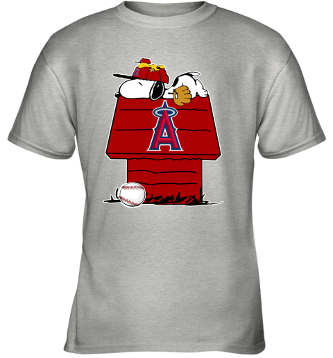 MLB Los Angeles Angels Snoopy Woodstock The Peanuts Movie Baseball