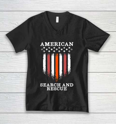 Veteran Shirt Search And Rescue SAR Team V-Neck T-Shirt