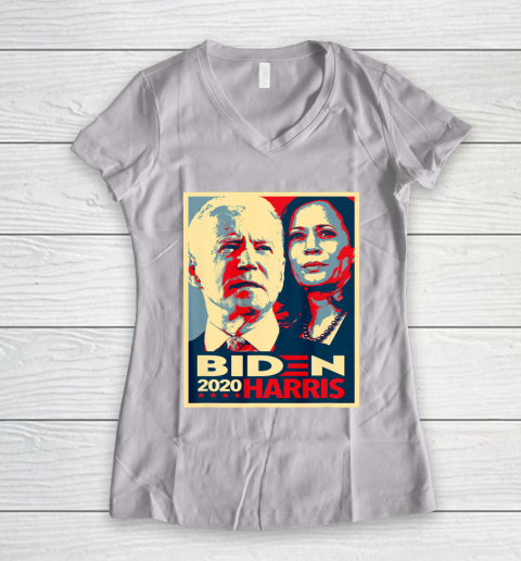 Joe Biden Kamala Harris Hope  Biden Harris 2020 Women's V-Neck T-Shirt 2