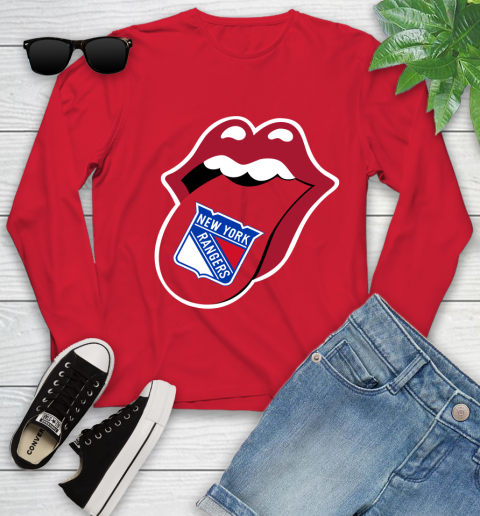 New York Rangers NHL Hockey Lips I Root For My Team Adoring Fan 135
