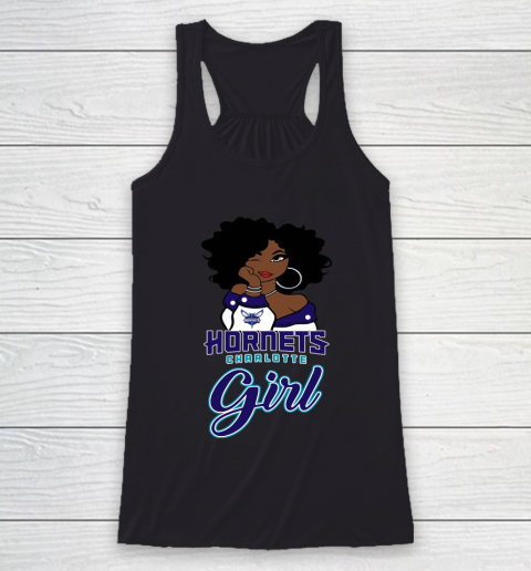 Charlotte Hornets Girl NBA Racerback Tank