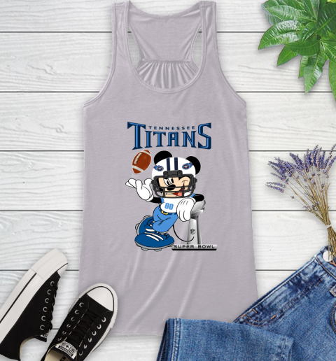 NFL Tennessee Titans Mickey Mouse Disney Super Bowl Football T Shirt Racerback Tank 5