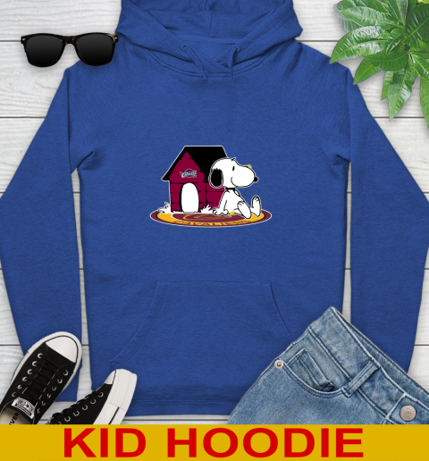 NBA Basketball Cleveland Cavaliers Snoopy The Peanuts Movie Shirt Youth Hoodie 10