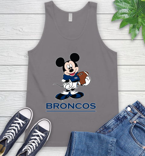NFL Football Denver Broncos Cheerful Mickey Mouse Shirt Tank Top 7