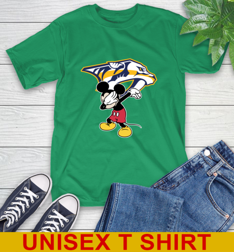 Nashville Predators NHL Hockey Dabbing Mickey Disney Sports T-Shirt 7