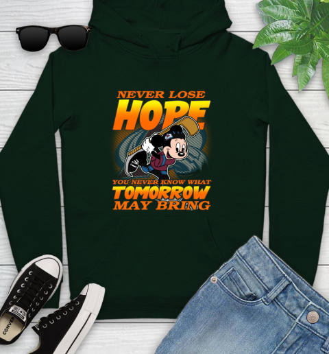 Colorado Avalanche NHL Hockey ootball Mickey Disney Never Lose Hope Youth Hoodie 14