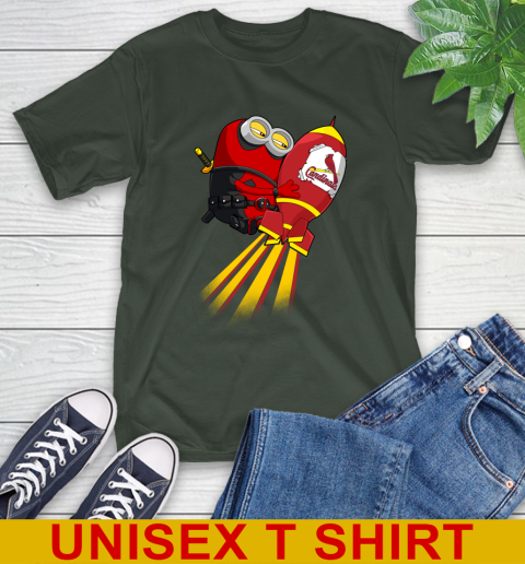 MLB Baseball St.Louis Cardinals Deadpool Minion Marvel Shirt T-Shirt 6