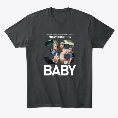 dj1x nba youngboy classic t shirt 2 front black