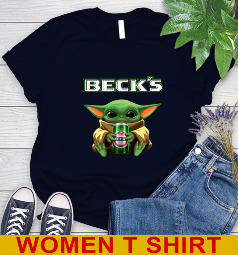 Star Wars Baby Yoda Hugs Beck's Beer Shirt 91