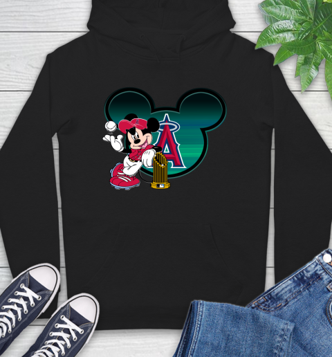 MLB Los Angeles Angels The Commissioner's Trophy Mickey Mouse Disney Hoodie 2