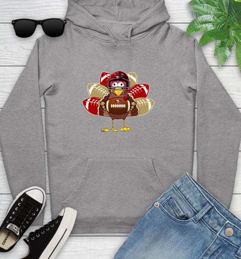 San Francisco 49ers Turkey Thanksgiving Day Youth Hoodie 6