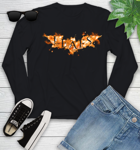 NHL Toronto Maple Leafs Batman Logo DC Hockey Sports Shirts Youth Long Sleeve