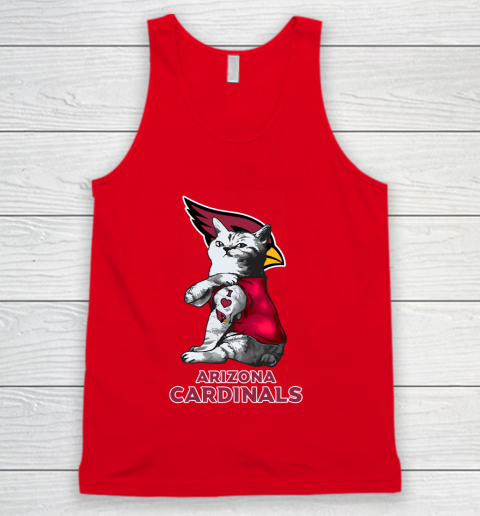 NFL Football My Cat Loves Arizona Cardinals Tank Top 5