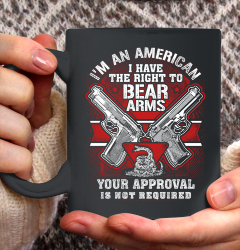 Veteran Shirt Gun Control Right To Bear Arms (2) Ceramic Mug 11oz