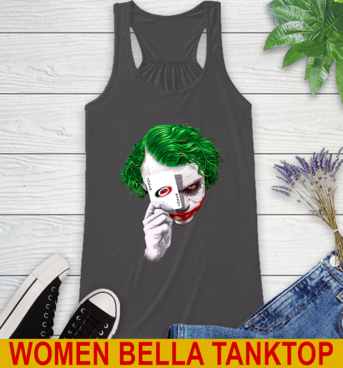 Carolina Hurricanes NHL Hockey Joker Card Shirt Racerback Tank 10