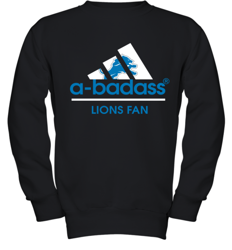 A Badass Detroit Lions Mashup Adidas NFL Youth Sweatshirt