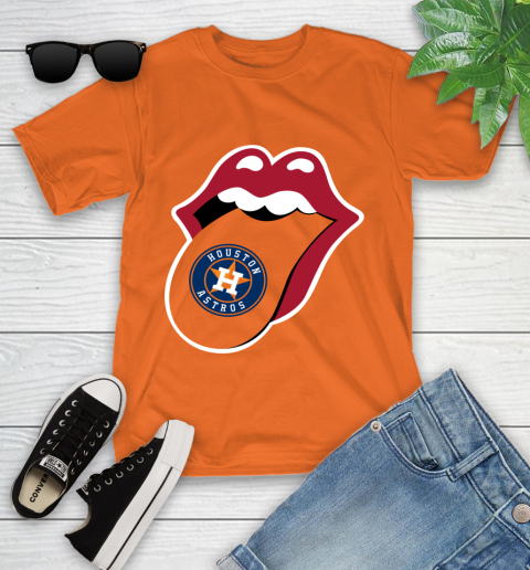 Houston Astros MLB Baseball Lips I Root For My Team Adoring Fan 109