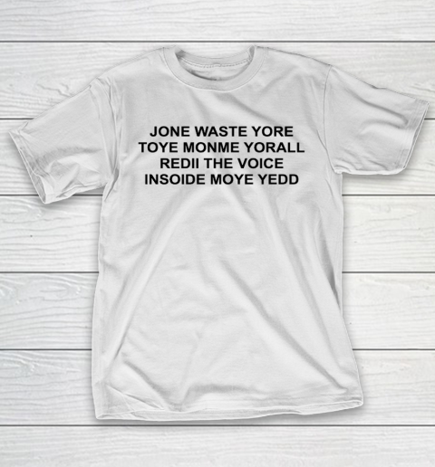 Jone Waste Yore Funny I Miss You Blink 182 T-Shirt