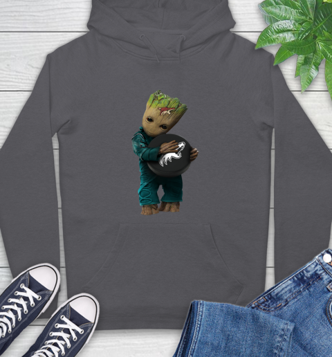 NHL Groot Guardians Of The Galaxy Hockey Sports Arizona Coyotes Hoodie 7