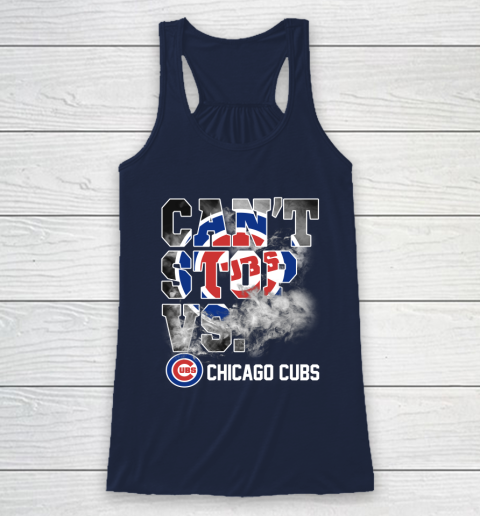 MLB Chicago Cubs Baseball Can't Stop Vs Chicago Cubs Racerback Tank 8