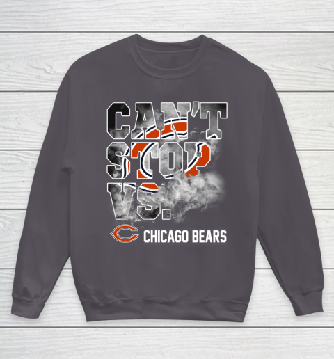 NFL Chicago Bears Can't Stop Vs Youth Sweatshirt 6 NFL Chicago Bears Can't Stop Vs Youth Sweatshirt - Image 6
