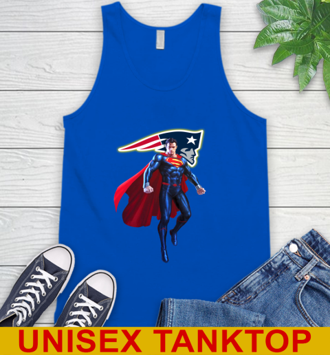 NFL Superman DC Sports Football New England Patriots Tank Top 5