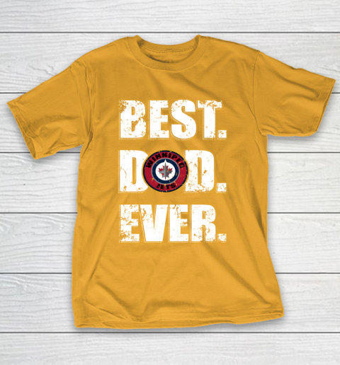 NHL Winnipeg Jets Hockey Best Dad Ever Family Shirt T-Shirt 2