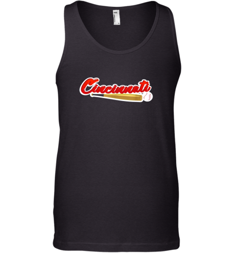 Vintage Cincinnati Baseball Shirt, Reds Ohio Baseball Tank Top