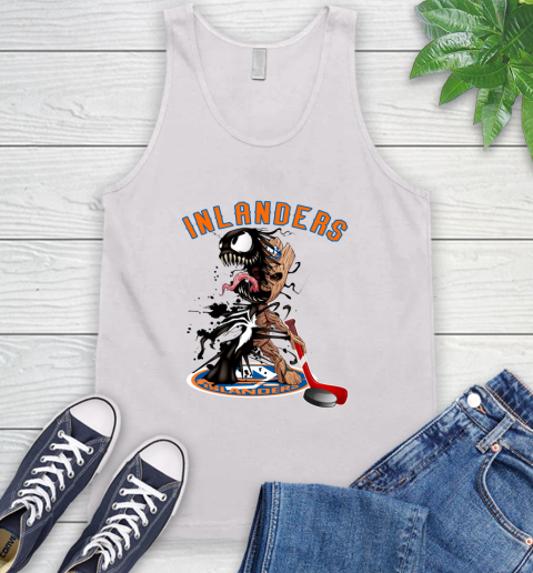 NHL New York Islanders Hockey Venom Groot Guardians Of The Galaxy Tank Top