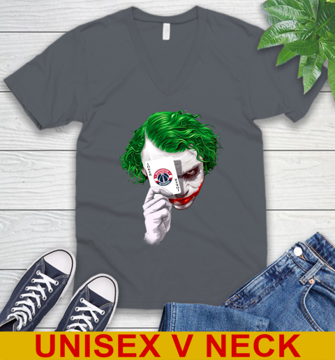 Washington Wizards NBA Basketball Joker Card Shirt V-Neck T-Shirt 4