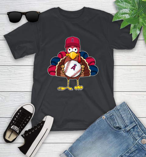 Los Angeles Angels Turkey thanksgiving Youth T-Shirt 2