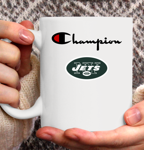 NFL Football New York Jets Champion Shirt Ceramic Mug 15oz