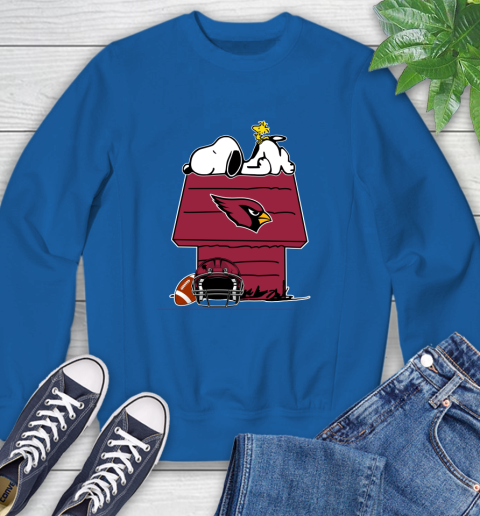 Arizona Cardinals NFL Football Snoopy Woodstock The Peanuts Movie Sweatshirt 8