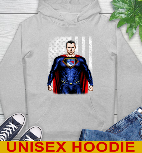 NHL Hockey New York Rangers Superman DC Shirt Hoodie 6