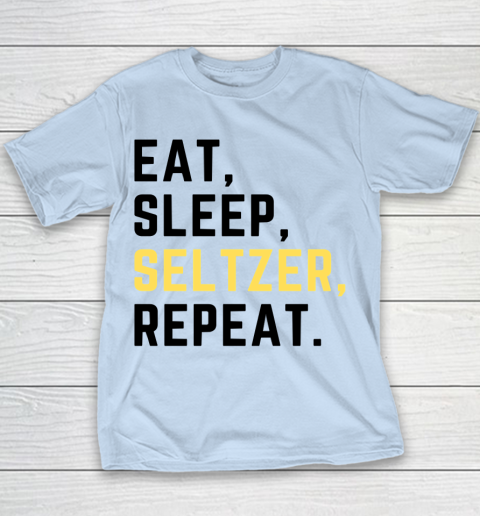 Bud Light Seltzer  Eat Sleep Seltzer Repeat Youth T-Shirt 4