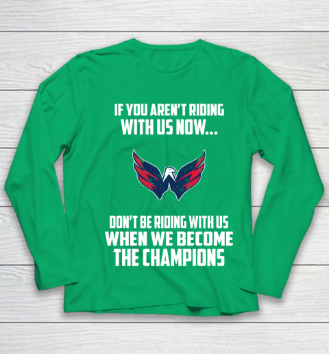 NHL Washington Capitals Hockey We Become The Champions Youth Long Sleeve 4