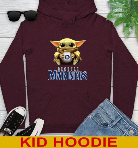 MLB Baseball Seattle Mariners Star Wars Baby Yoda Shirt 140