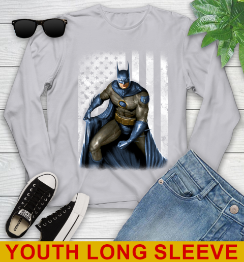 Memphis Grizzlies NBA Basketball Batman DC American Flag Shirt Youth Long Sleeve 5