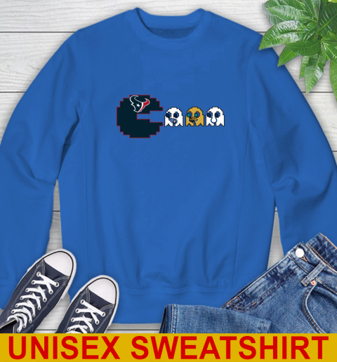 Houston Texans NFL Football Pac Man Champion Sweatshirt 9