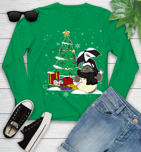 Cincinnati Reds MLB Baseball Cute Tonari No Totoro Christmas Sports (2) Youth Long Sleeve 7