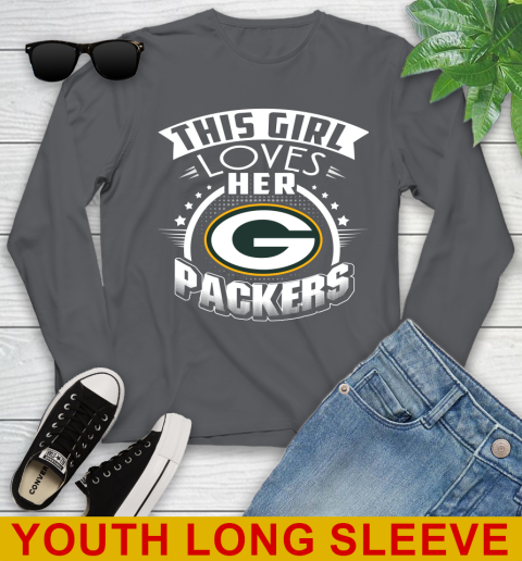 Green Bay Packers NFL Football This Girl Loves Her Team 125