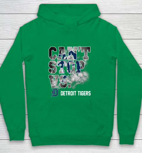 MLB Detroit Tigers Baseball Can't Stop Vs Detroit Tigers Youth Hoodie 4